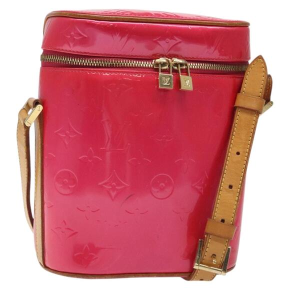 LOUIS VUITTON Monogram Vernis Sullivan Vertical Bag Pink M91259 - Picture 1 of 16